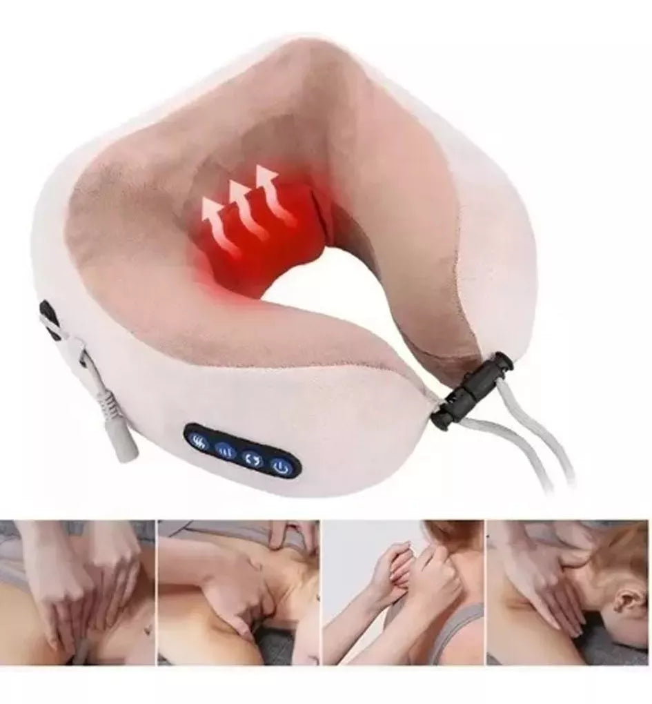 COJIN MASAJEADOR CUELLO INALAMBRICO
